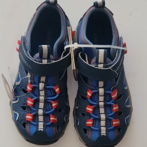 Merrell Kids' Blue and Red Outdoor Sandals